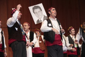 Una de las chirigotas participantes en un Carnaval anterior (Foto: Enrique Ayala)