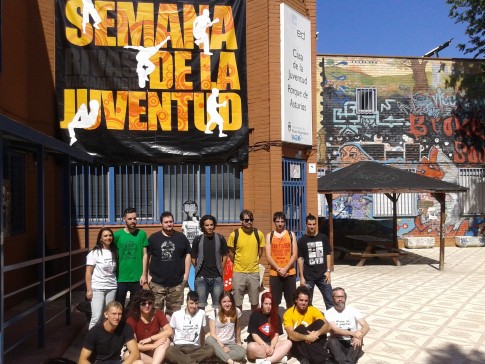 Desde hoy y hasta el próximo 28 de junio los jóvenes de Rivas muestran sus proyectos, actividades e iniciativas a todos los vecinos de la ciudad.  (Foto: Irene Núñez). 