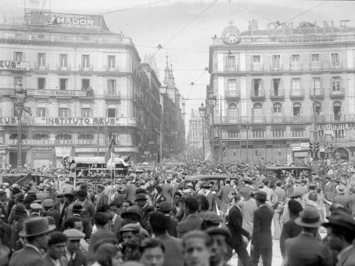 Madrid tras la proclamación de la II República